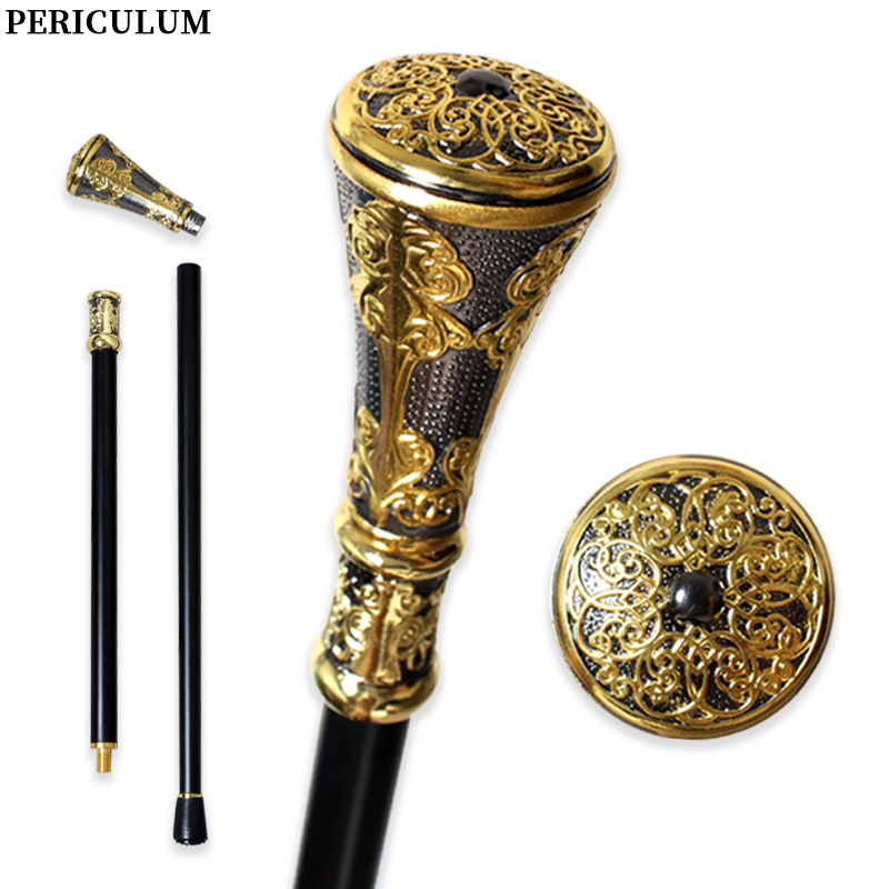 Detachable Cosplay Prop - Bastón Victoriano Negro y Dorado con