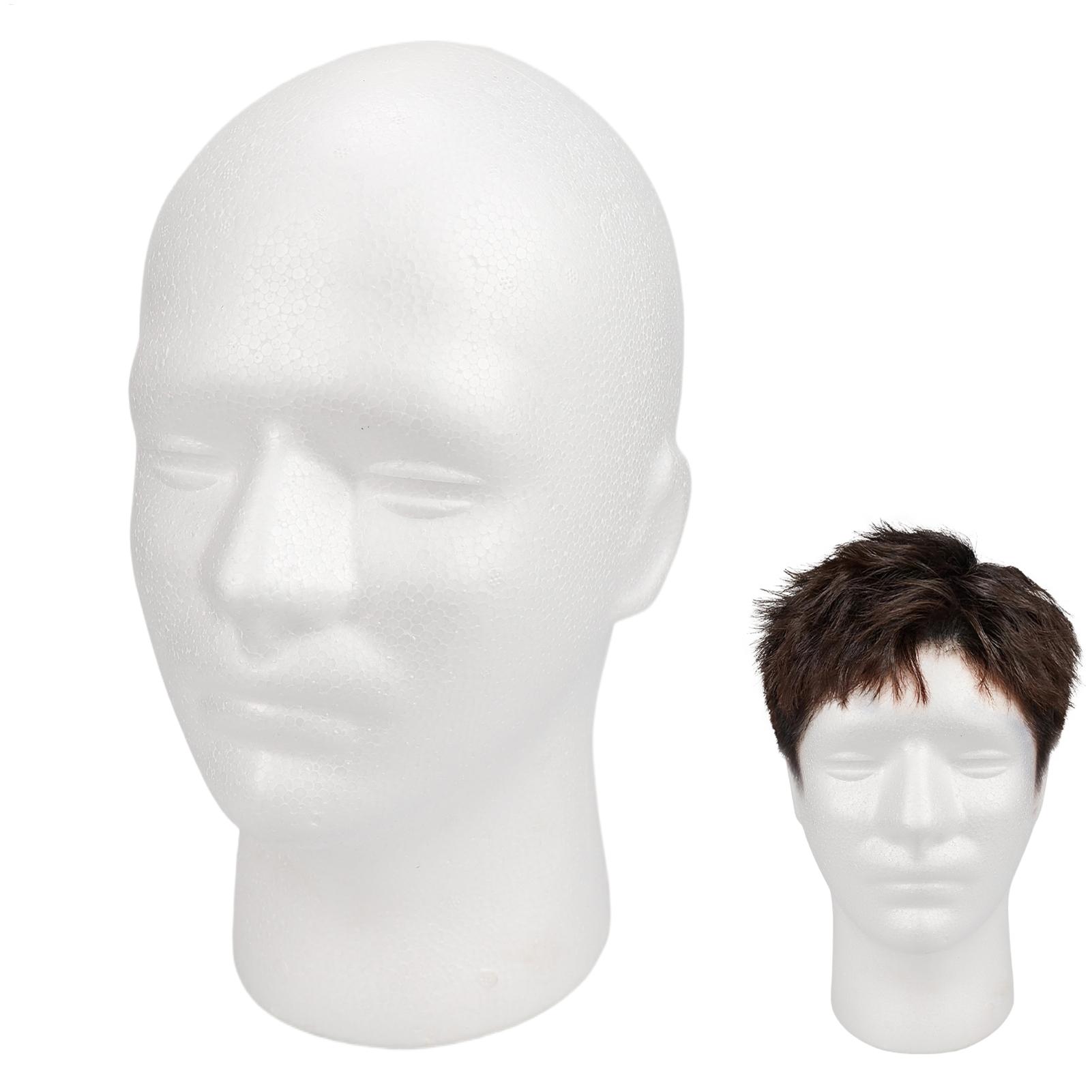 Cosplay Prop Foam - Cabeza de maniquí para hombre, sombreros,