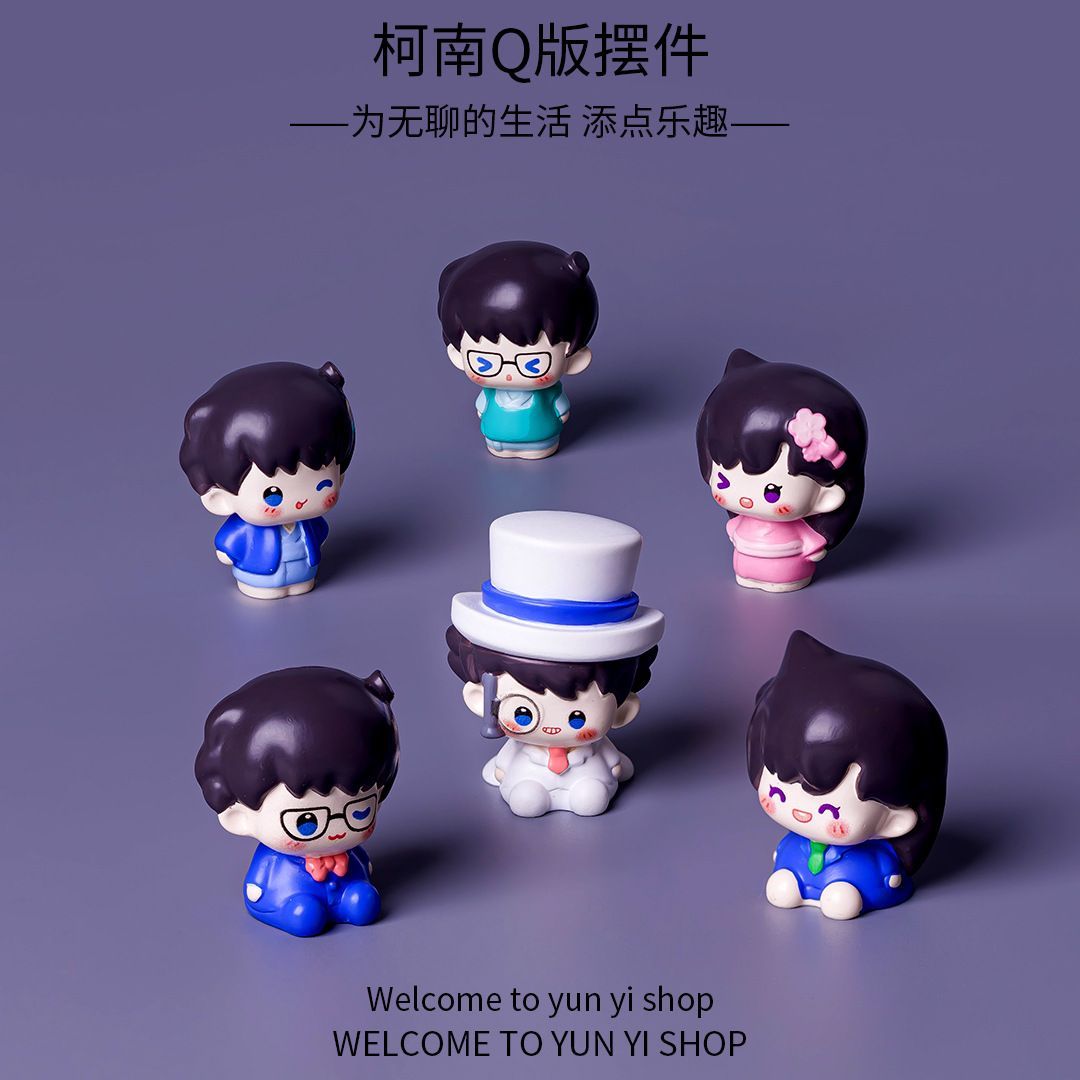 Cosplay Prop Display - Figuras de Resina de Detective Conan,