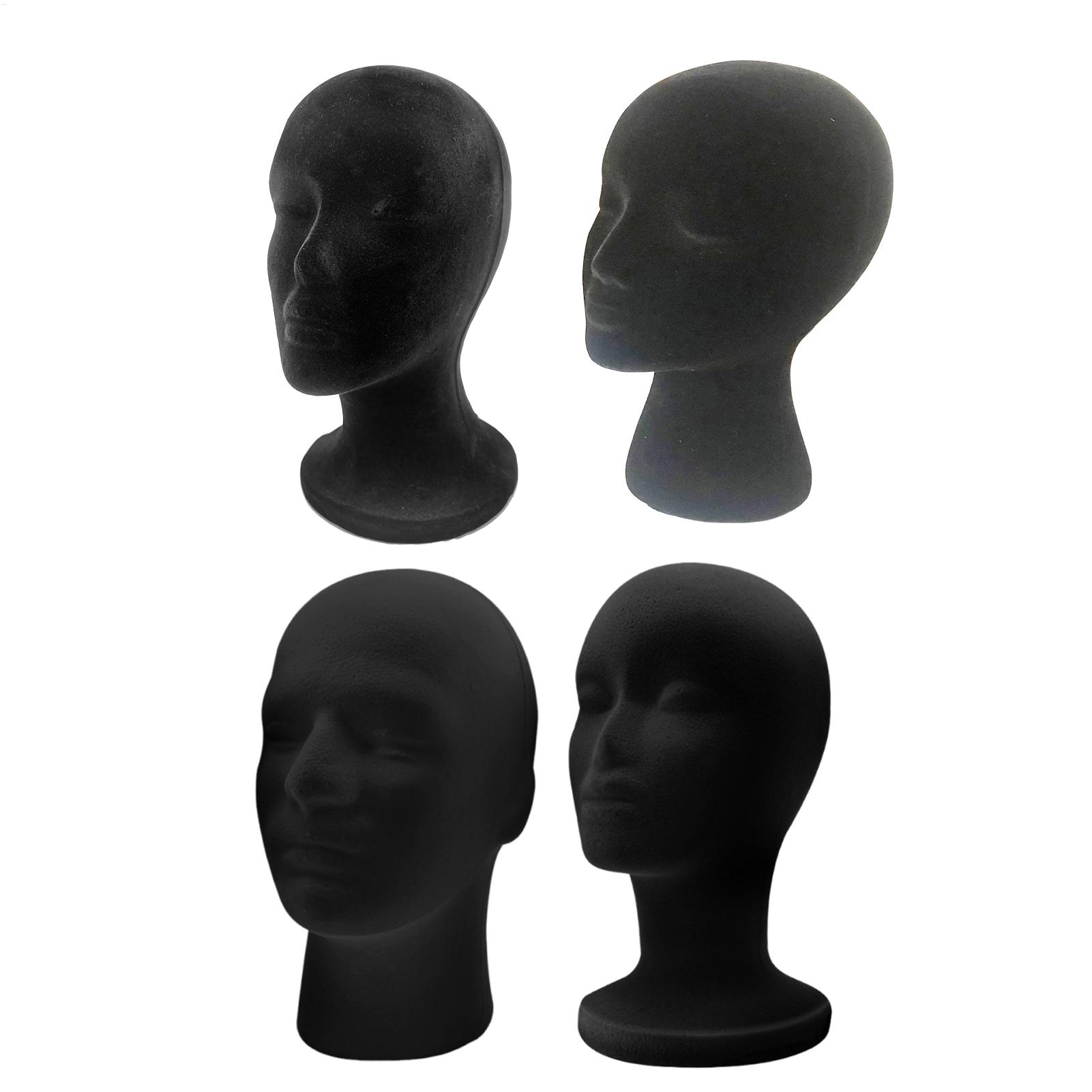 Cosplay Prop Foam - Cabeza de maniquí negra, maniquí de