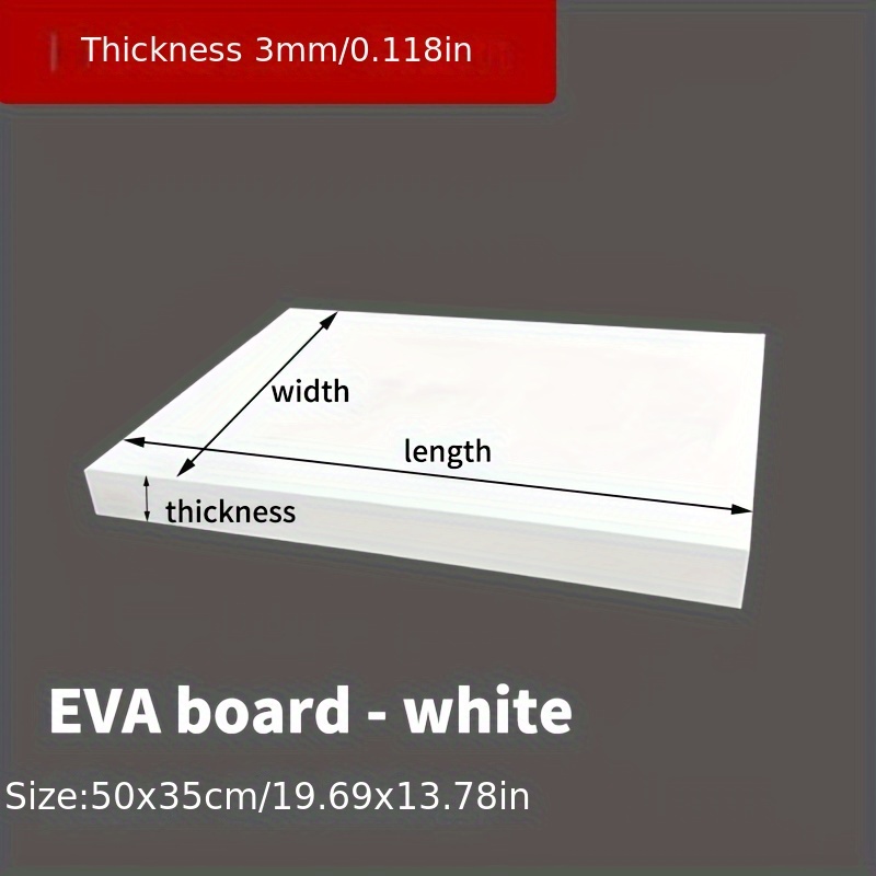 Lámina de espuma EVA de 14x19  - Cosplay Props Eva Foam reseña y precio
