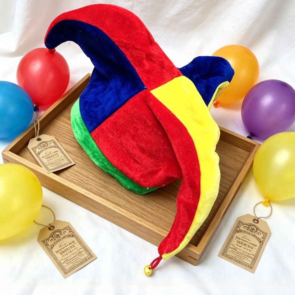 Gorro de Payaso Multicolor con - Cosplay Prop Patterns reseña y precio