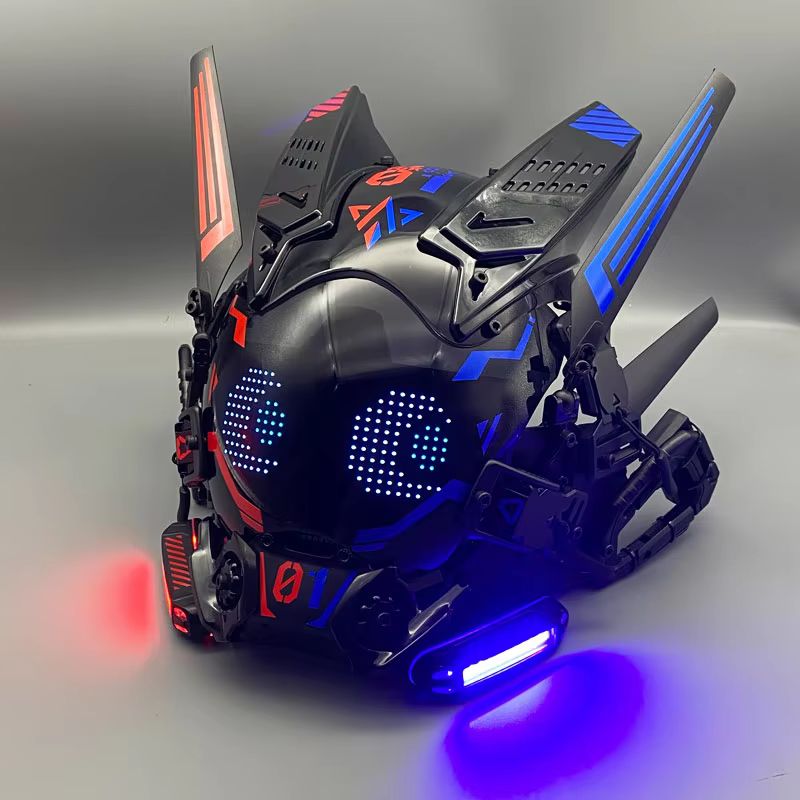 Máscara Cyber Punk Cos, Cospla - Cosplay Prop Display reseña y precio