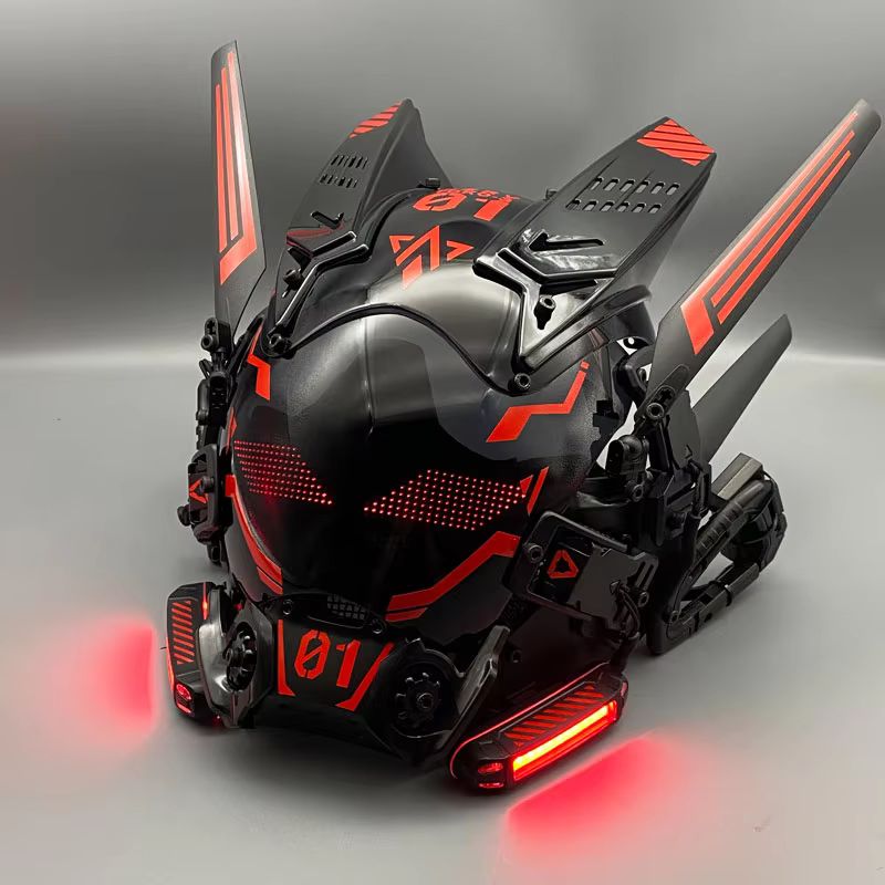 Máscara Cyber Punk Cos, Cospla - Cosplay Prop Display reseña y precio