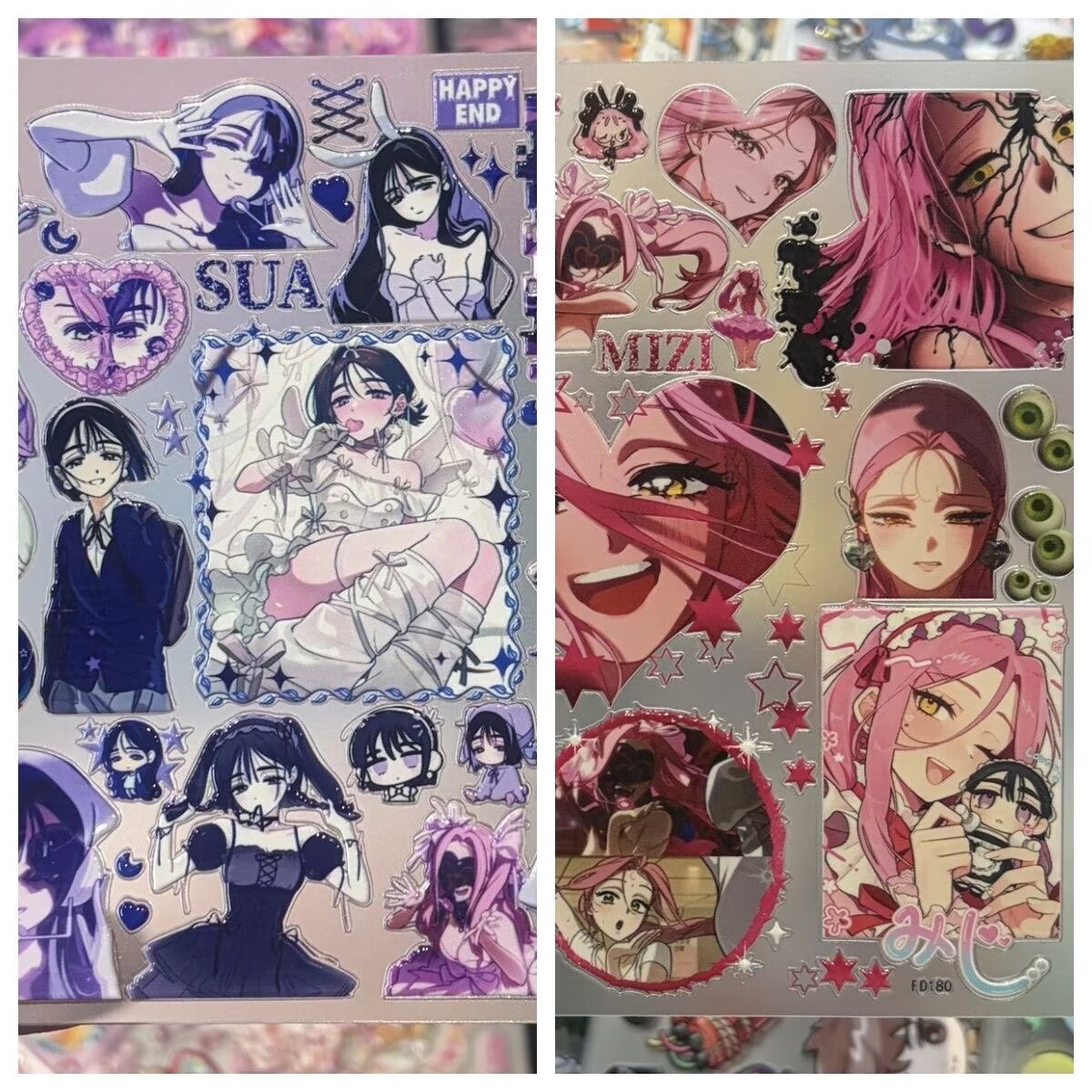 Pegatinas en relieve 3D de Ani - Cosplay Prop Book reseña y precio