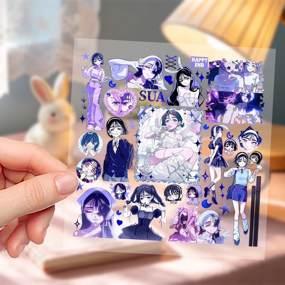 Pegatinas en relieve 3D de Ani - Cosplay Prop Book reseña y precio