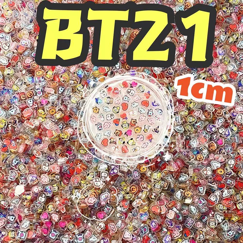 100 piezas BT21 BTS de acrílic - Cosplay Prop Diy reseña y precio
