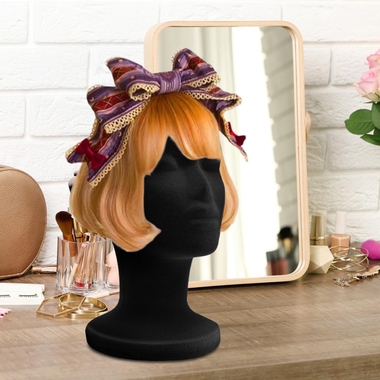 Cabeza de maniquí negra, maniq - Cosplay Prop Foam reseña y precio